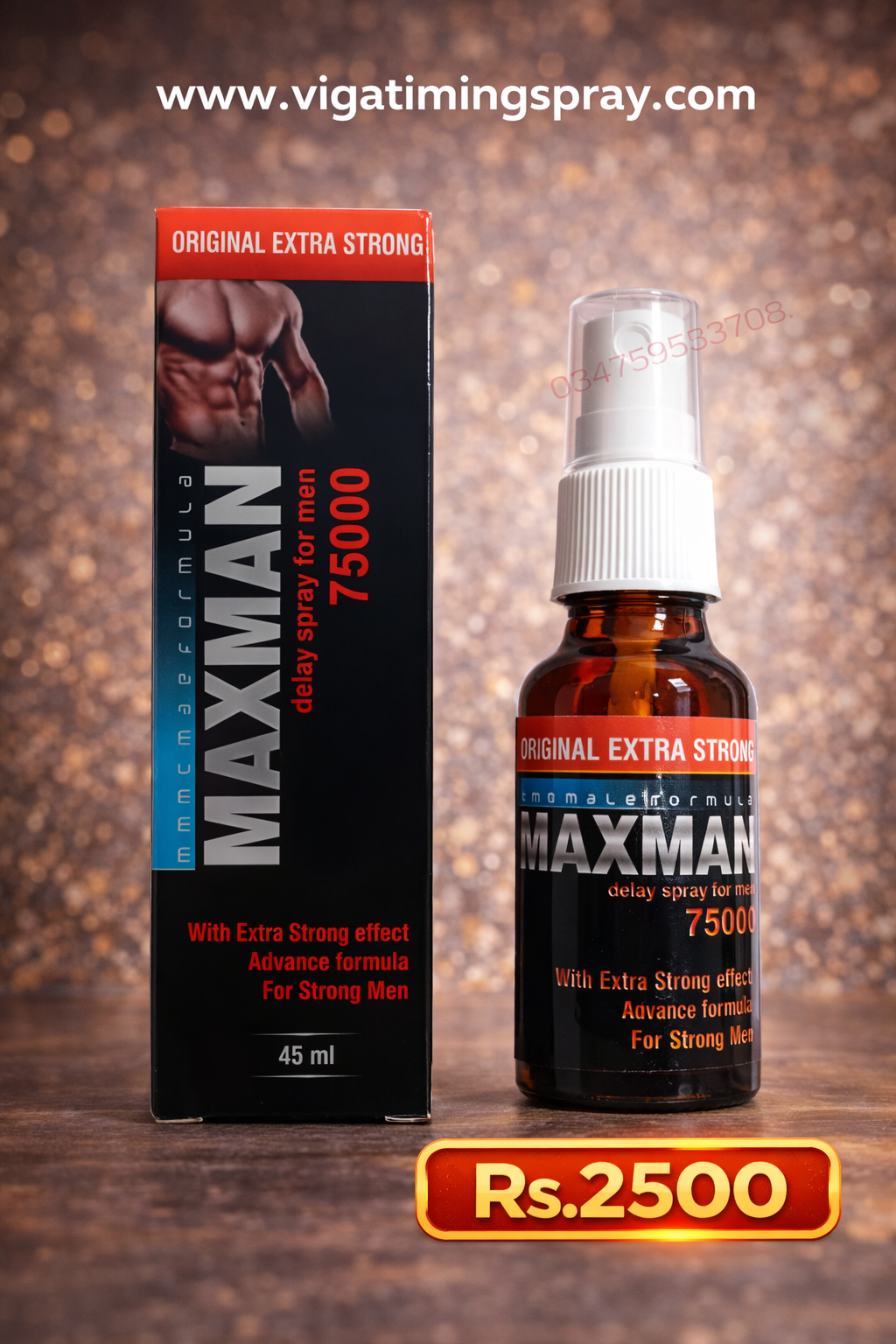 Timing Increase Spray | Maxman Spray (NEW PACKING)